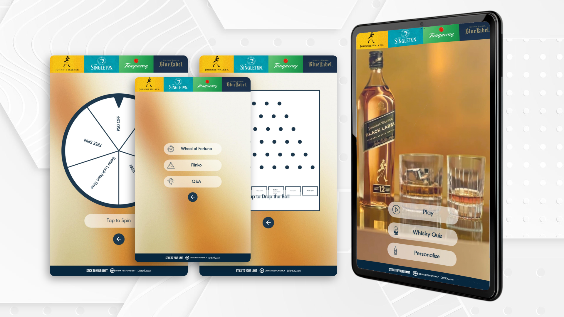 DIAGEO Gamified Kiosk